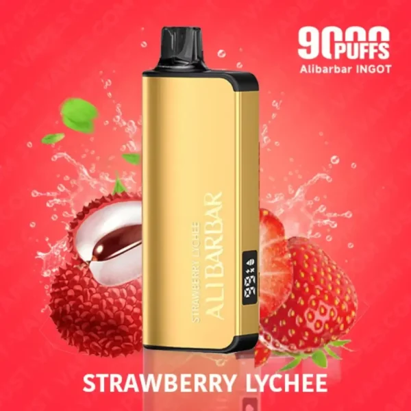 STRAWBERRY LYCHEE - ALIBARBAR INGOT9000